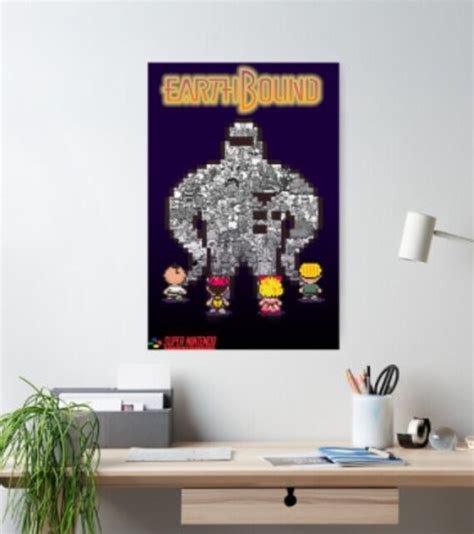 Earthbound Enemies Poster Poster Etsy