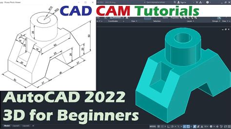 Autocad Tutorial 3d Drawing Draw Spaces