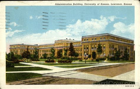 Administration Building At The University Of Kansas Lawrence Ks