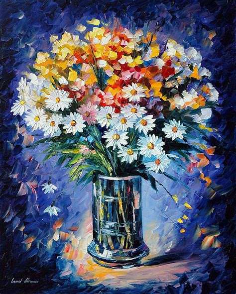Flower Painting Canvas Abstract Art Painting Oil Painting App Jar