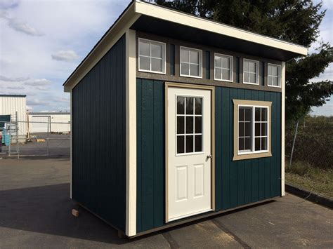 Choosing the right style of shed for you is important as the style will dictate not only the appearance but also how much room you will have to store your items inside. Slant roof style with dormer. Storage, garden shed, tool ...