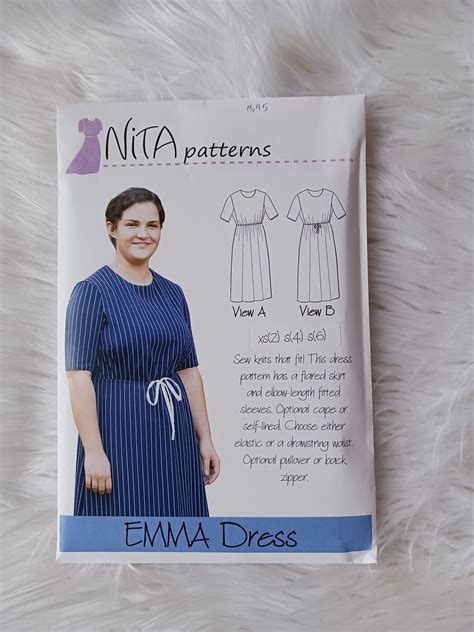 Emma Dress Nita Ladies Dress Pattern Elegant Threads Co