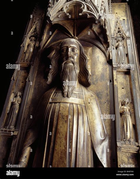 Edward Iii King Of England 1327 77 Bronze Effigy On His Tomb In