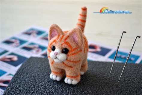 Needle Felting Kit Cat Beginner Starter Kit Etsy Needle Felting