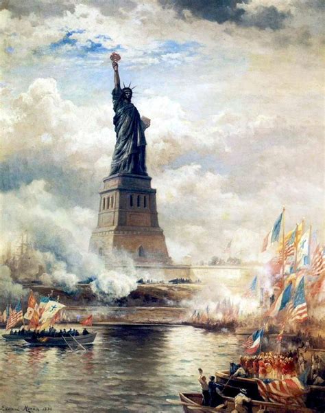 Edward Moran Statue Of Liberty Art Art Reproductions