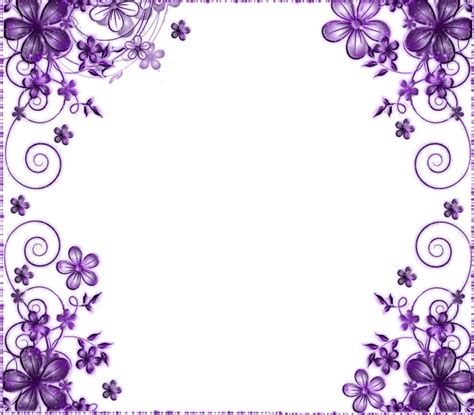 Lavender Background Wedding Wedding Invitation Border Convites