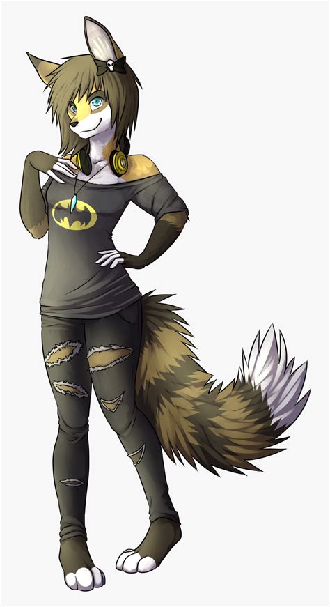 Drawn Furry Fox Anime Furry Drawings Hd Png Download Transparent