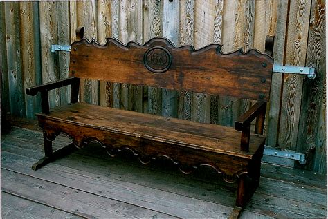 Antique Wood Benches Catskill Mountains Antiques New York Meuble