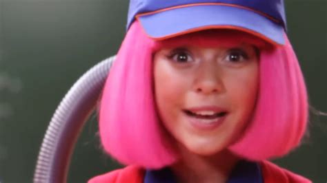Lazytown Chloe Lang Behind The Scenes Ghost Stophers Youtube