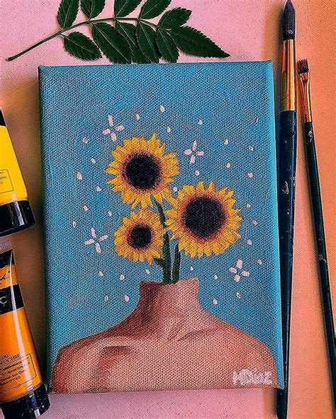 30 Diy Easy Canvas Painting Ideas For Beginners Hippie Painting