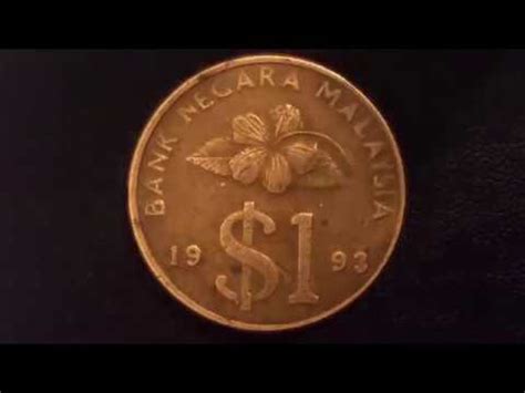 The country of malaysia is located in southeast asia. Malaysia Coin One Dollar 1993 Rare Coin.Монета Малайзии 1 ...