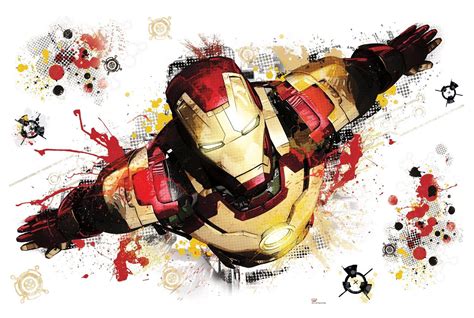 Iron Man 3 Giant Peel And Stick Wall Decal