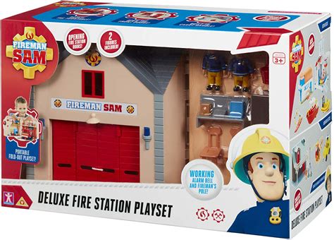 Fireman Sam Deluxe Fire Station Playset Toptoy