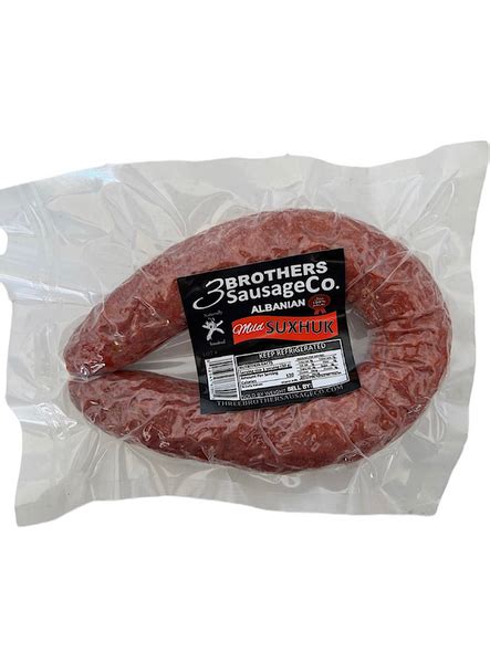 Suxhuk Kosovo Mild Three Brothers Sausage Company 1 Lb 16oz Elona Market