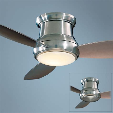 Maybe you would like to learn more about one of these? 44" Minka Concept II Brushed Nickel Hugger Ceiling Fan ...