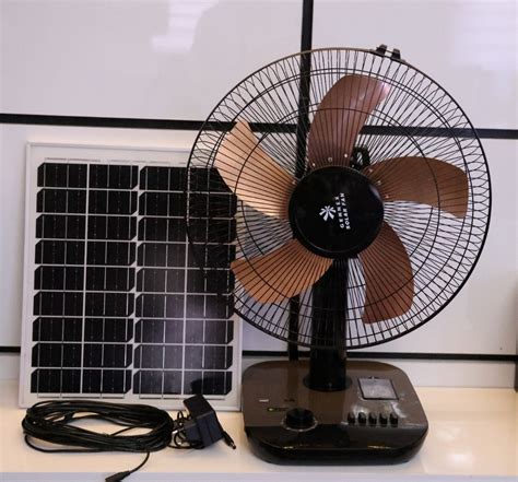Gennex 16 Inch Table Solar Fan With Panel 21600mah Gennex Online Store