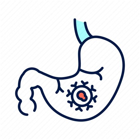 Cancer Oncology Stomach Tumor Icon Download On Iconfinder