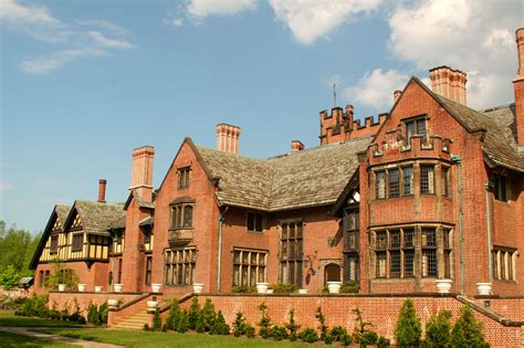 Stan Hywet Hall And Gardens Rear Mansions English House Timber