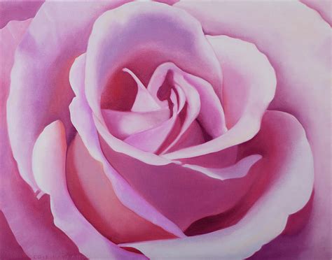 Pink Rose Painting Photograph By Layland Masuda Fine Art America