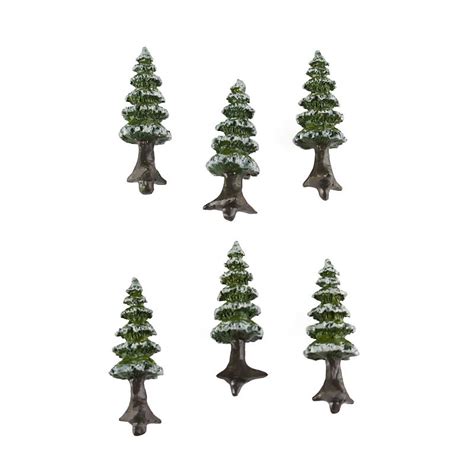 Dollhouse Miniature Spruce Trees Holiday Miniatures Dollhouse