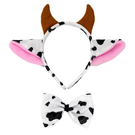 Buy Seasonstrading Cow Ears Headband And Bow Tie Costume Set Pink