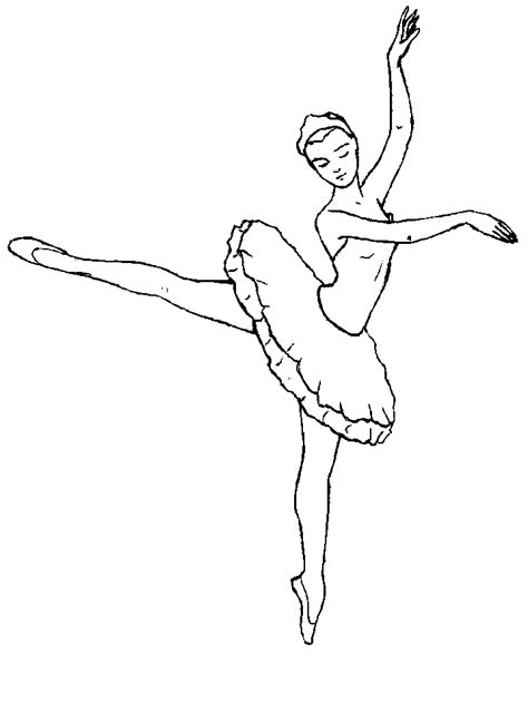 Ballet Sports Ballerina Coloring Pages And Coloring Book