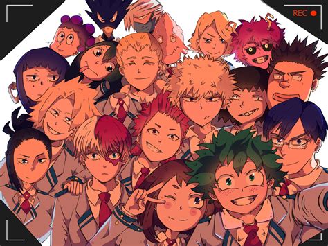 Uh Class 1 A Selfie Ive Adopted All Of My Hero