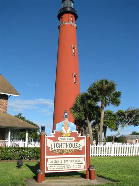 Ponce De Leon Lighthouse ~ Florida Ponce Inlet Lighthouse Ponce