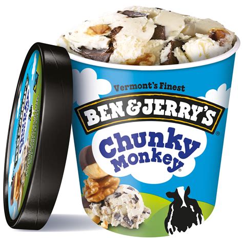 Ben And Jerrys Chunky Monkey Ice Cream 16 Oz