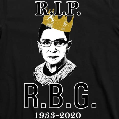 Rip Notorious Rbg Ruth Bader Ginsburg 1933 2020 T Shirt Teeshirtpalace