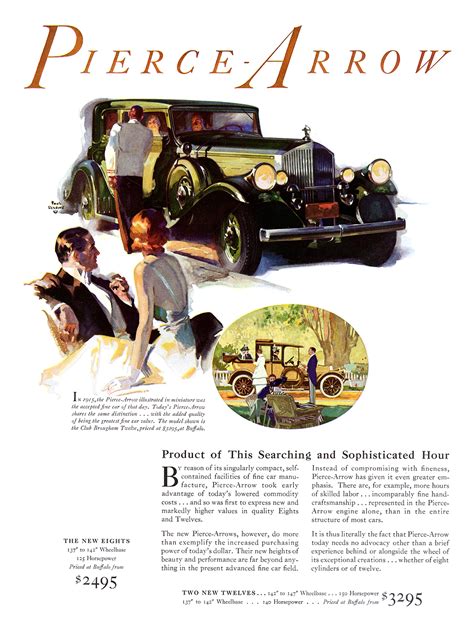 Pierce Arrow Advertising Campaign 1932 Blog