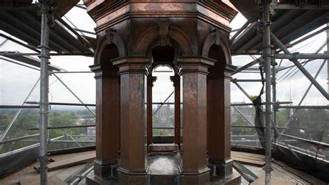 Look Up Renovated Cupola And Roof Crown Princetons Nassau Hall