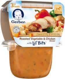 Gerber® 3rd Foods® Autumn Vegetable And Turkey Dinner With Lil Bits