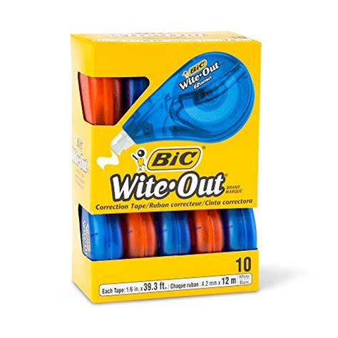 Buy Bic Wite Out Brand Ez Correct Correction Tape White 10 Count