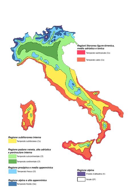 Clima Y Temperaturas De Italia Guía Blog Italia