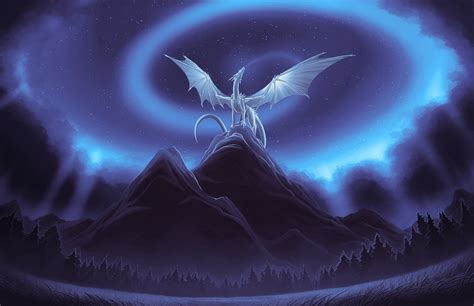 White Dragon Digital Art Dragon Fantasy Art Hd Wallpaper Wallpaper