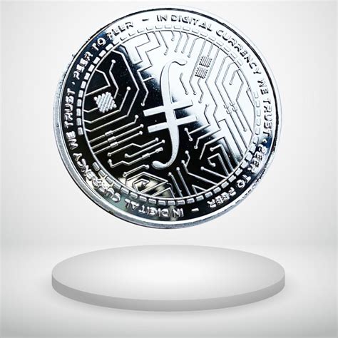 Filecoin FIL Physical Crypto Coins Cryptocurrency Made Etsy