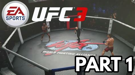 UFC 3 CAREER MODE WALKTHROUGH PART 1 WFA YouTube
