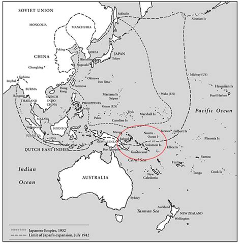 Map Of Pacific Theatre Nzhistory New Zealand History Online