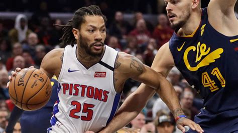 Derrick Roses Late Shot Leads Pistons Past Cavaliers