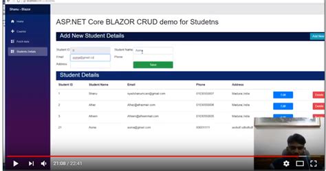 Crud App Using Blazor And Entity Framework Core In Asp Net How To Build