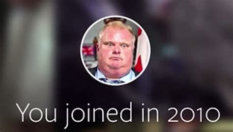 Video Torontos Crackhead Mayor Rob Ford Gets A Facebook Lookback