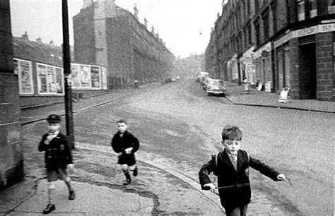 By Bruce Davidson Three Boys Running In Streets England 1960 With