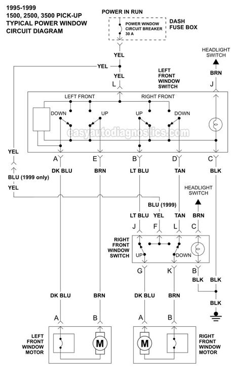 Gm Power Window Switch Wiring Diagram