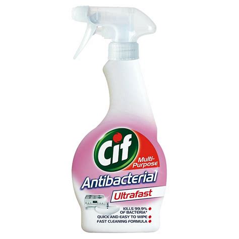 Cif Antibacterial Ultrafast Multi Purpose Cleaner Spray 3pk Of 450ml
