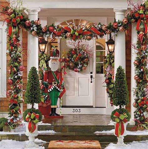 44 Best Christmas Porch Railing Decorations 31 Decorecent Front