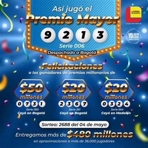 Lotería De Bogotá Del Jueves 11 De Mayo Mira Los Resultados Del último