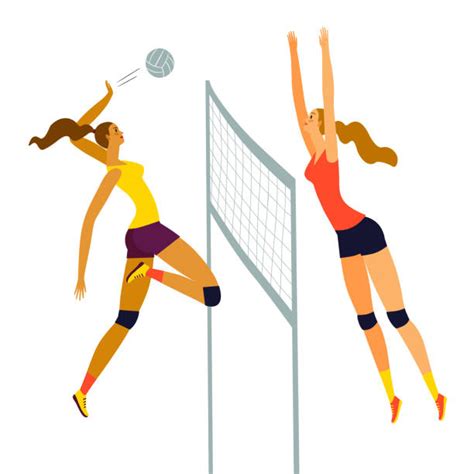 Volleyball Net Cartoon Illustrations Royalty Free Vector Graphics And Clip Art Istock