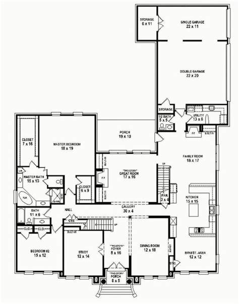 House Design Plan 13x12m With 5 Bedrooms Home Design House Floor