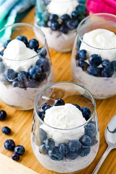 No Bake Blueberry Cheesecake The Thirsty Feast By Honey And Birch